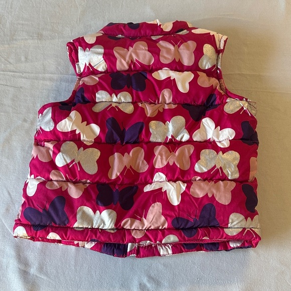 Old Navy - Pink and Purple Fleece lined puffer Vest - Picture 5 of 5